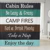 Rustic Cabin Shower Curtains,Old Wooden Plank Cottage Farmhouse Bathroom Curtains for Kids Girls Boys Adults,Camper Adventure Vintage Waterproof Curtains,12 Hooks Suits,72" W x 78" L view 1