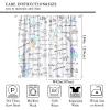 Math Themed Blackout Curtains for Bedroom, Watercolor Minimal Print of Mathematics Geometry Rod Pocket Thermal Insulated Room Darkening Curtains Window Drapes 84x84in view 2