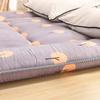 Japanese Style Roll Up Mattress, Thick Floor Futon Mattress Double Foldable,Single/Double Sleeping Pad for Dormitory Bedroom,Folding Mattress Sofa Bed,Purple,King/180x200cm view 2