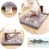Japanese Style Roll Up Mattress, Thick Floor Futon Mattress Double Foldable,Single/Double Sleeping Pad for Dormitory Bedroom,Folding Mattress Sofa Bed,Purple,King/180x200cm view 4