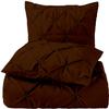 3 PC Twin Size Duvet Cover Set Cotton All Season Brown Duvet Cover Twin (68 x 90) view 1