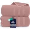 DAN RIVER 2 Pack Luxury Bath Sheets 35x70, 600 GSM, Soft & Quick Dry 100% Ring Spun Cotton Towels Ideal for Hotels, Spas, Gyms & Salons Extra Large, Dusty Rose view 1