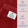 DAN RIVER Bath Towels Set of 4, 27 x 54 Inches, 100% Cotton, Larger & Lighter Weight, Quicker to Dry, Super Soft and Absorbent, Ideal Absorbent Bath Towels for Daily Use, Red view 4