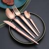 48 Piece Gold Cutlery Set for 12, Stainless Steel flatware Silverware Set with Steak Knife Forks Spoons Sets, Modern Reusable Utensils Tableware Mirror Polished for Home Kitchen Hotel Restaurant view 1