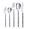 Bamboo Silverware Set for 18 Stainless Steel Flatware Cutlery Set 90 Pieces Mirror Polished Shiny Bamboo Handle Kitchen Utensil Tableware Set Home Restaurant Hotel Use Wedding Housewarming Gift view 1