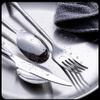 Bamboo Silverware Set for 18 Stainless Steel Flatware Cutlery Set 90 Pieces Mirror Polished Shiny Bamboo Handle Kitchen Utensil Tableware Set Home Restaurant Hotel Use Wedding Housewarming Gift view 3