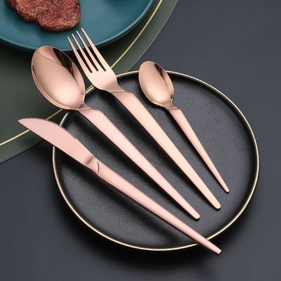48 Piece Gold Cutlery Set for 12,Stainless Steel flatware Silverware Set with Steak Knife Forks Spoons Sets,Modern Reusable Utensils Tableware Mirror Polished for Home Kitchen Hotel Restaurant gift