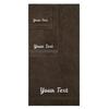 Personalized Towels, Hotel & Spa Quality, Super Soft, Highly Absorbent, Bathroom Sets, 100% Cotton Monogrammed towels 3 Piece Towel Set, Includes 1 Bath Towels, 1 Hand Towels, 1 Washcloths, Dark Brown view 1