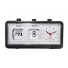 Obetuens Manual Jump Cndar Alarm Clock, Plastic Jump Cndar Alarm Clock, 270g Cndar Desktop Alarm Clock for Study Room, Bedroom, Living Room, or Office(Black) view 1