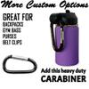 LaserGram Personalized Water Bottle, Baseball Ball, Stainless Steel Double Wall Vacuum Insulated with Flip Top Straw, Custom Engraved Gift (12oz / 335ml Dark Purple) view 4