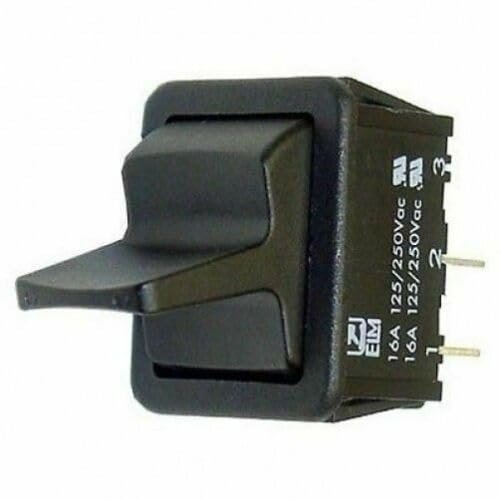 Black Plastic Blender On Off Switch 1-3/16" X 7/8" Hole 16A 125 250V fits - 1230 5006 5012 VM0101 5004 748 VM0100 CTL104 015758 15758 CTL-104