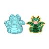Dragon Cookie Cutter & Stamp #3 (3.5 in. Tall X 3.24 in. Wide) view 3