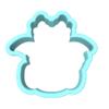 Dragon Cookie Cutter & Stamp #3 (3.5 in. Tall X 3.24 in. Wide) view 4