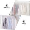 2pcs Garment Rack Cover Peva Clothes Hanging Cover for Closet Storage Transparent Wardrobe Easy to Install for Bedroom and Suit Racks view 4