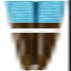 Aoba 246398 Chopsticks Style Sketch Bread, Blue, 9.1 inches (23 cm), Dishwasher Safe, Made in Japan view 1