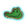 Alligator Head Cookie Cutter & Stamp #1 (6 in. Wide X in. 3.89 Tall) view 1