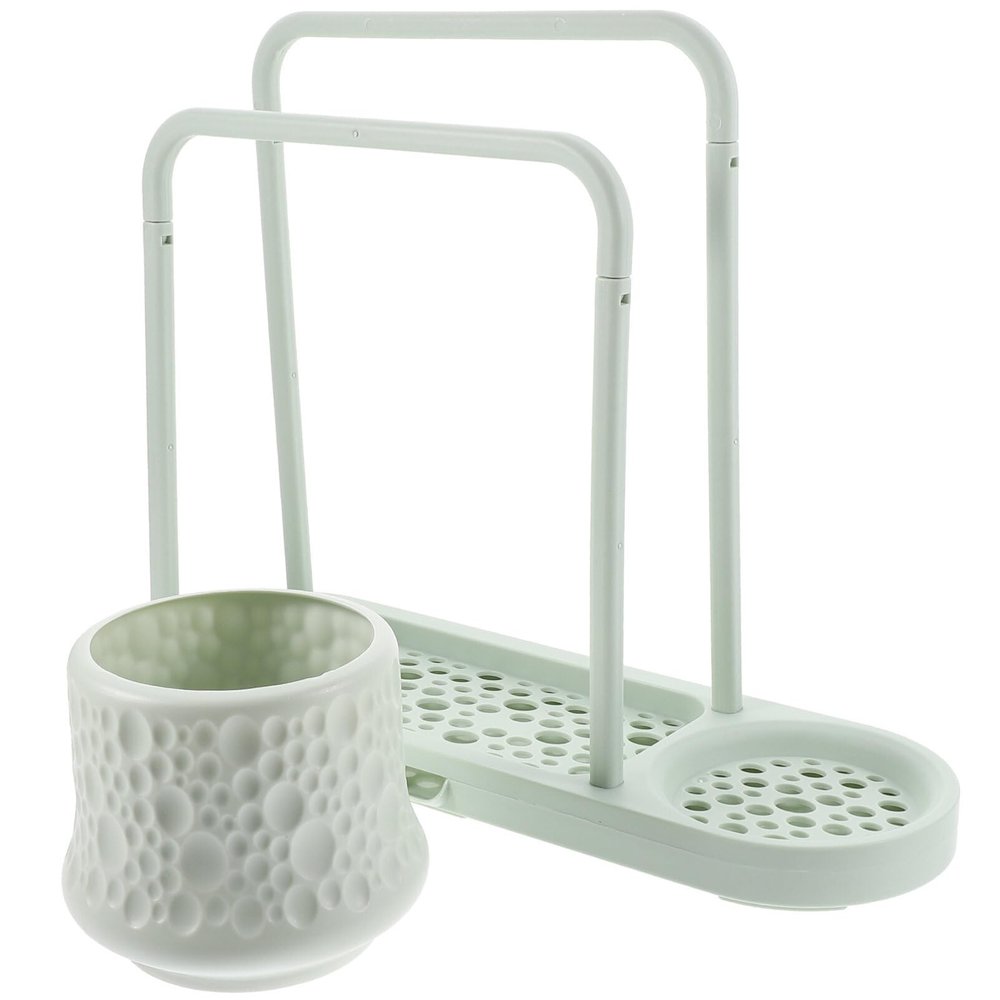 Cabilock Dishcloth Rack Sponge Holder Kitchen Towel Drain Rack Sink Organizer Kitchen Supplies
