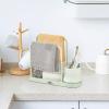 Cabilock Dishcloth Rack Sponge Holder Kitchen Towel Drain Rack Sink Organizer Kitchen Supplies view 4