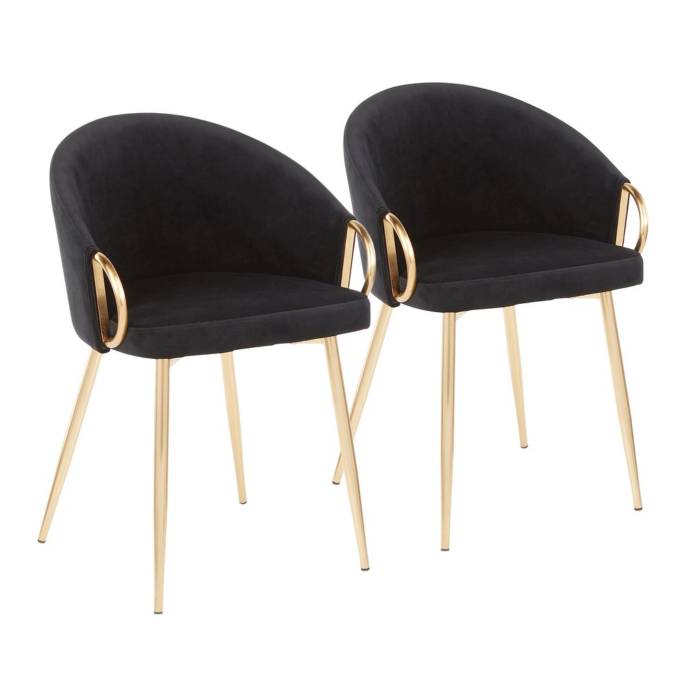 Grandview Gallery Claire Chair, Upholstered Dining Chairs, Contemporary Dining Chair, Kitchen Chairs for Dining Table, Dining Chairs Set of 2