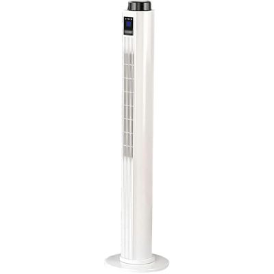 ZUMAHA Quiet 4 Wind Speeds Design Tower Fan, 90 Wide-angle Shaking Head Floor Bladeless Fan, Air Purification Cooling Fan Indoor