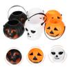 18pcs Halloween Carrying Barrel Portable Bucket Bucket Children Candy Storage Container Decoration Prop Portable Candy Container Candy Jar Trick or Treat Bucket view 4