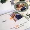 molekaus Wedding Guest Book Polaroid Guest Book Wedding Reception 100 Pages Thick Paper Hardcover 8" x 10" Personalized Wedding Guest Book Alternative with Pen, Photo Corner Protectors Dark Gray view 2