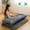 Futon Mattress Folding,Roll Up Floor Mattress for Adults Twin Size Mattress Topper with Cover,Japanese Floor Mat,Guest Room Bed Portable Camping Mattress,Crown,King/180x200cm view 4