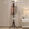 EMYJAY Balcony HangerFreestanding Coat Tree Coat Rack Freestanding 12 Hooks Stand Can Hang Bags and Hats at The Same Time Exquisite and Beautiful (Color : White) view 2