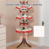 EMYJAY Balcony HangerFreestanding Coat Tree Coat Rack Freestanding 12 Hooks Stand Can Hang Bags and Hats at The Same Time Exquisite and Beautiful (Color : White) view 3