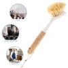 Lurrose 2pcs Long Handle Plastic Wok Brushes for Pot Cleaning Kitchen Dish Brushes Durable Bristles for Cast Pans and Non-Stick Cookware Cleaning view 4