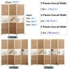 LXLZYXSF 59 67 74 Inch Room Divider Wall for Office Restaurant, 5 4 3 4 Panels Portable Folding Barrier Screen with Chinese Pattern, Freestanding Separator (Size : 1.8m/71 H 4 Panel (2m W)) view 2