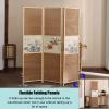 LXLZYXSF 59 67 74 Inch Room Divider Wall for Office Restaurant, 5 4 3 4 Panels Portable Folding Barrier Screen with Chinese Pattern, Freestanding Separator (Size : 1.8m/71 H 4 Panel (2m W)) view 3