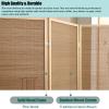 LXLZYXSF 59 67 74 Inch Room Divider Wall for Office Restaurant, 5 4 3 4 Panels Portable Folding Barrier Screen with Chinese Pattern, Freestanding Separator (Size : 1.8m/71 H 4 Panel (2m W)) view 4