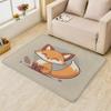 ZDABAOEC Kids Fox Rug, 2x3 Rug, Cute Cartoon Animal Area Rugs for Boys Girls Bedroom & Room Decor, Nursery Playroom Classroom Patterned Small Rug, Washable Non Slip Indoor Floor Carpet view 3