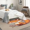 ZDABAOEC Kids Fox Rug, 2x3 Rug, Cute Cartoon Animal Area Rugs for Boys Girls Bedroom & Room Decor, Nursery Playroom Classroom Patterned Small Rug, Washable Non Slip Indoor Floor Carpet view 4