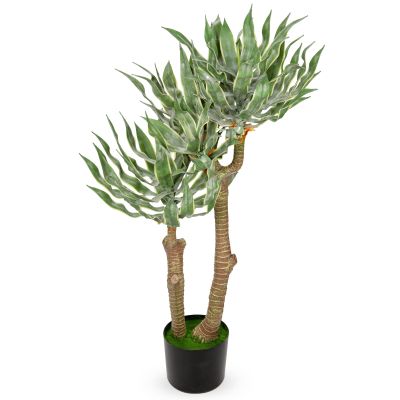 3Ft Tall Artificial Agave Plants Fake Plants Large Yucca Elephantipes in Pots Agave Americana Artificial Tree for Home Office Dcor