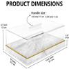 Acrylic Rectangular Cake Tray, 15"x9"x4.7"Cake Stand Plate with Clear Cover Lid, Multifunctional Pastry Serving Tray, Dessert Holder Tray, Rectangle Cake Platter with Lid for Party, Home, Kitchen view 2