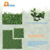 TANG 20"x20"-19PC Artificial Greenery Boxwood Panels Grass Wall Panel, Faux Privacy Fence Ivy Screens Backdrop Fake Hedge for Indoor Outdoor Wedding Dcor, Boxwood view 3