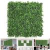 TANG 20"x20"-6PC Artificial Greenery Boxwood Panels Grass Wall Panel, Faux Privacy Fence Ivy Screens Backdrop Fake Hedge for Indoor Outdoor Wedding Dcor, Boxwood view 1