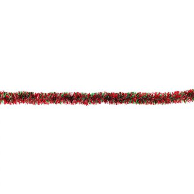 Giant Tinsel Garland - 9' 1 Pc., Red/Green
