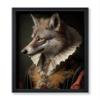 Poster Master Aristocratic Wolf Poster - Renaissance Print - Portrait Art - Wolf Art - Gift for Men, Women & Animal Lover - Funny Decor for Living Room, Bedroom or Kid's Room - 16x20 UNFRAMED Wall Art view 1