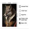 Poster Master Aristocratic Wolf Poster - Renaissance Print - Portrait Art - Wolf Art - Gift for Men, Women & Animal Lover - Funny Decor for Living Room, Bedroom or Kid's Room - 16x20 UNFRAMED Wall Art view 2