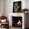 Poster Master Aristocratic Wolf Poster - Renaissance Print - Portrait Art - Wolf Art - Gift for Men, Women & Animal Lover - Funny Decor for Living Room, Bedroom or Kid's Room - 16x20 UNFRAMED Wall Art view 4