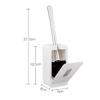 Toilet Brush and Holder Set, Toilet Brush Stainless Steel Toilet Brush Lavatory Wc Cleaning Home Bathroom Brush Holder Wall Mounted Bathroom Accessories Household Sets Bathroom Toilet Brush view 3