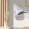 EXCEART Fruit Wall Basket Decor Hanging Storage Organizer Boho Style Fruit Holder for Kitchen view 2