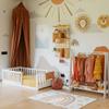 Sweet Home From Wood Montessori Toddler Bed with Rails, Full Size, White view 2