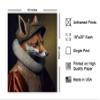 Poster Master Aristocratic Fox Poster - Renaissance Print - Portrait Art - Fox Art - Gift for Men, Women & Animal Lover - Funny Decor for Living Room, Bedroom or Kid's Room - 16x20 UNFRAMED Wall Art view 2