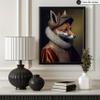 Poster Master Aristocratic Fox Poster - Renaissance Print - Portrait Art - Fox Art - Gift for Men, Women & Animal Lover - Funny Decor for Living Room, Bedroom or Kid's Room - 16x20 UNFRAMED Wall Art view 3