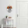 11x11IN Hello Autumn Door Wood Hanging Sign,Autumn Maple Leaves Wooden Door Hanger Plaque,Rustic Farmhouse Hanging Sign for Holiday Autumn Party Home Wall Decoration view 4