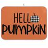 Hello Pumpkin Orange Dish Drying Mat for Kitchen Fall Autumn Harvest Microfiber Drying Mats Absorbent Reversible Dish Pad Large Dish Draining Mat 18x24 inch view 1